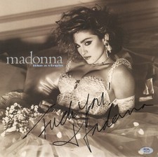 Madonna ~ Álbum autografado assinado "Like a Virgin" ~ PSA DNA, usado comprar usado  Enviando para Brazil