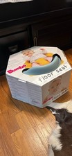 Assento de chão infantil Bumbo Baby espuma macia com arnês ajustável, cinza frio, usado comprar usado  Enviando para Brazil