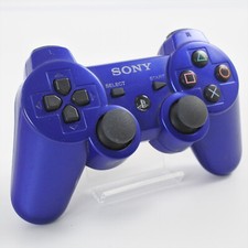 Usado, Controle PS3 azul metálico NOVA BATERIA CECHZC2J DUAL SHOCK3 SIXAXIS SONY 20 comprar usado  Enviando para Brazil