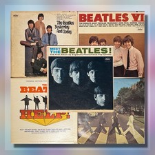Lote 5x LPs dos Beatles Abbey Road Meet VI Help Yesterday Today álbum de vinil comprar usado  Enviando para Brazil
