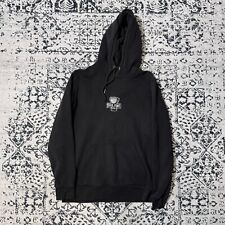 Vintage Grail Point Unisex Czarna bawełniana bluza z kapturem Rozmiar M Czaszka Y2K lata 90. Regular Fit na sprzedaż  PL