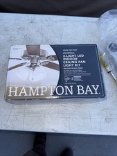 Kit de luz LED 3 luzes ventilador de teto níquel escovado Hampton Bay, 91382 comprar usado Kit de luz LED 3 luzes ventilador de teto níquel escovado Hampton Bay, 91382 comprar usado  Enviando para Brazil