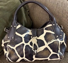 Bolsa tote Dooney Bourke marrom exótica serengeti girafa estampa animal couro hobo comprar usado Bolsa tote Dooney Bourke marrom exótica serengeti girafa estampa animal couro hobo comprar usado  Enviando para Brazil