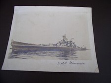 Vintage uss wisconsin for sale  Pawcatuck