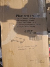 Platform trolley 150kg for sale  LONDON