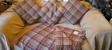 Dunelm tartan wool for sale  BIGGLESWADE