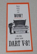 Folheto publicitário Dodge Dart V-8 comprar usado  Enviando para Brazil