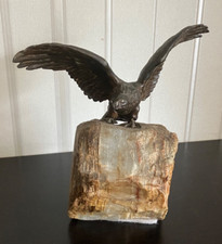 Bronziert metall adler gebraucht kaufen  Taunusstein