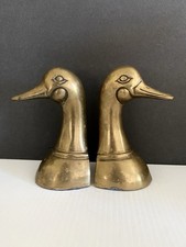 Solid brass pair for sale  Hastings