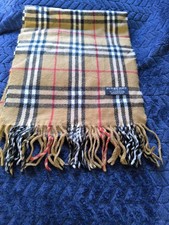 Vintage burberry scarf for sale  WAKEFIELD
