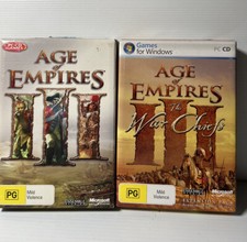 Age of Empires 3 + Pacote de Expansão War Chiefs PC Jogo SOMENTE CAIXAS e Instruções, usado comprar usado  Enviando para Brazil