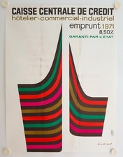Poster caisse centrale d'occasion  Expédié en Belgium