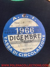 Bollo auto epoca usato  Italia