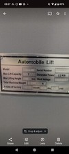 Post car lift for sale  DIDCOT