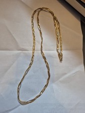 Modeschmuck kette bicolor gebraucht kaufen  Werne