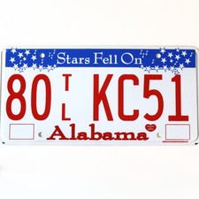 Placa de licença de reboque suplementar não marcada Estados Unidos Alabama KC51 comprar usado  Enviando para Brazil