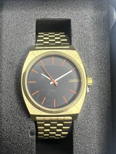Usado, Relógio Nixon time teller ouro amarelo preto e vermelho NOVO $125 comprar usado  Enviando para Brazil