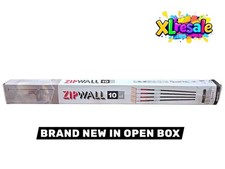 Varas de barreira de poeira ZipWall ZP4 10 pés SS (pacote com 4) com 2 zíperes adesivos e bolsa comprar usado  Enviando para Brazil