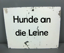 Altes metallschild hunde gebraucht kaufen  Bad Teinach-Zavelstein