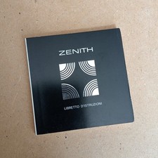 Zenith libretto booklet usato  Nereto