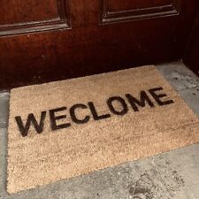 Weclome coir doormat for sale  KIRRIEMUIR