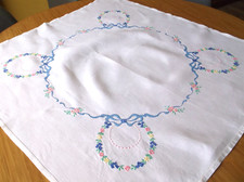 Vintage tablecloth linen for sale  KETTERING