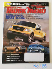 Truck Trend Magazine Dodge Ram HD GMC (EUA) Março/Abril 2003 "ENVIO PARA TODO O MUNDO" comprar usado  Enviando para Brazil