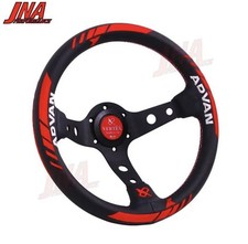 Usado, Volante de couro Deep Dish, diâmetro externo 320 mm, profundidade 90 mm comprar usado  Enviando para Brazil