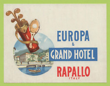 Etichetta grand hotel usato  Bologna