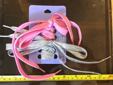 Shoe laces pink for sale  BLACKPOOL