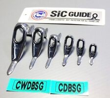 1 peça guia de vara de pesca Fuji Tackle cromado prata CDBSG CWDBSG leve SIC comprar usado  Enviando para Brazil