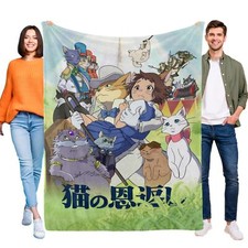 Cobertor de flanela super macio The Cat Returns para sofá-cama presentes para todas as estações comprar usado  Enviando para Brazil