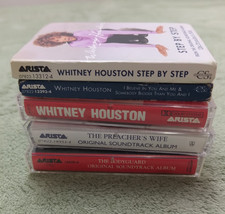 Whitney Houston 5 Cassettes: Bodyguard, Preacher’s Wife, Step by Step + 2 Single, usado comprar usado  Enviando para Brazil