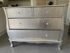 silver embossed chest drawers for sale silver embossed chest drawers for sale ALTRINCHAM