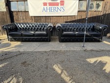 Pair black leather for sale  BOSTON