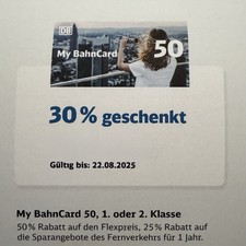 Bahncard deutsche bahn gebraucht kaufen  Dortmund