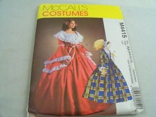 Mccalls costumes m4415 for sale  New Brighton