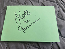 Unknown autograph signed for sale  SUNDERLAND