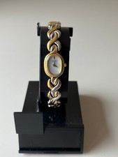 Relógio feminino Citizen Elegance quartzo oval vintage anos 90 ouro prata tom onda 5920 comprar usado  Enviando para Brazil