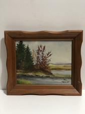 Vintage signed landscape for sale  West Grove