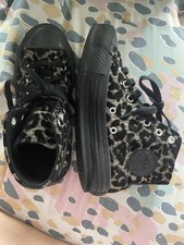Converse leopard print for sale  WEDNESBURY