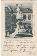 STARY AK---POMNIK KOSCIUSZKI W RZESZOWIE ---RZESZÓW na sprzedaż  Wysyłka do Poland