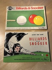 Vintage books billiards for sale  COBHAM