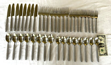 Lote de talheres de aço inoxidável 40 x contas empilhadas design bolha GIBSON GIA11 em perfeito estado comprar usado  Enviando para Brazil