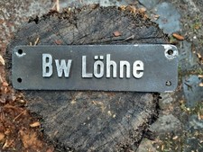 Lokschild dampflok löhne gebraucht kaufen  Ilsede