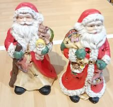 Two father christmas for sale  OAKHAM