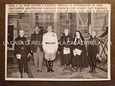 Fotografia mussolini roma usato  Italia