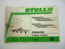 Stoll z450d z550d gebraucht kaufen  Merseburg
