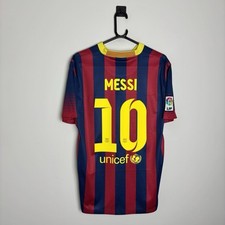 Camisa de futebol Barcelona 2013/14 Home Messi #10 (L) 0596 comprar usado  Enviando para Brazil