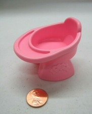 Cadeira alta Fisher Price Little People rosa bebê para CASA infantil rara comprar usado  Enviando para Brazil